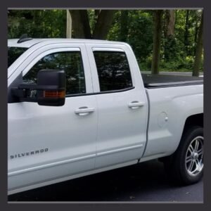 Chevy Silverado Custom Body Painted Vent Guards